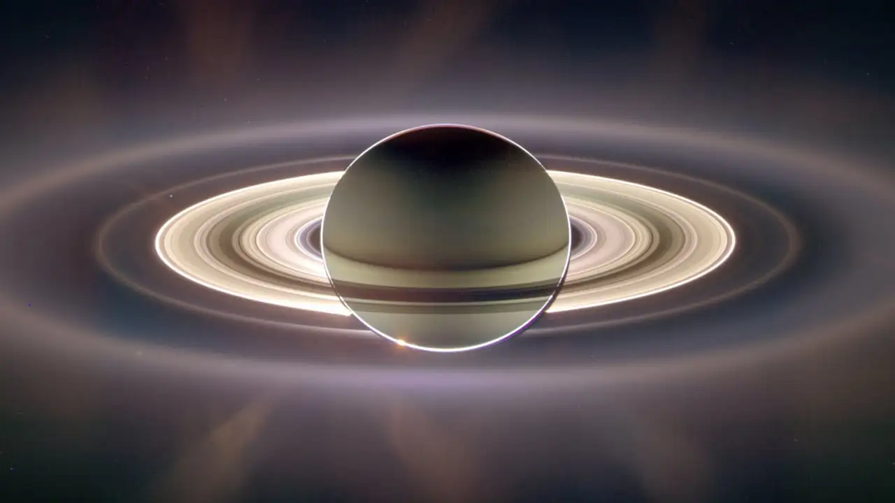 宇宙天体动画-土星上的风暴追逐